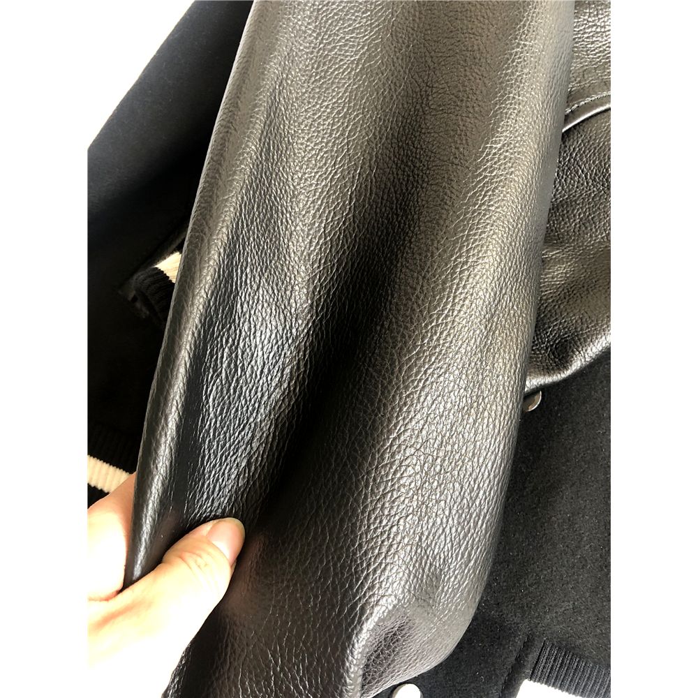 NXTLVL Wool × Leather Jacket – Noir Edition | Streetwear Essential