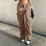 Utility Cargo Pants – Low-Waist Streetwear Essential