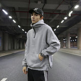 Oversized Half-Zip Pullover – Minimalist Streetwear Essential