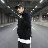 Oversized Half-Zip Pullover – Minimalist Streetwear Essential