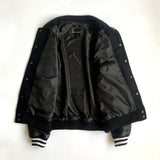 NXTLVL Wool × Leather Jacket – Noir Edition | Streetwear Essential