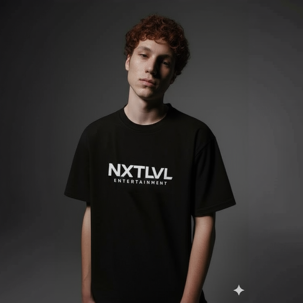 NXTLVL Oversized Graphic Tee – Streetwear Essential, Everyday Casual, Premium Fit