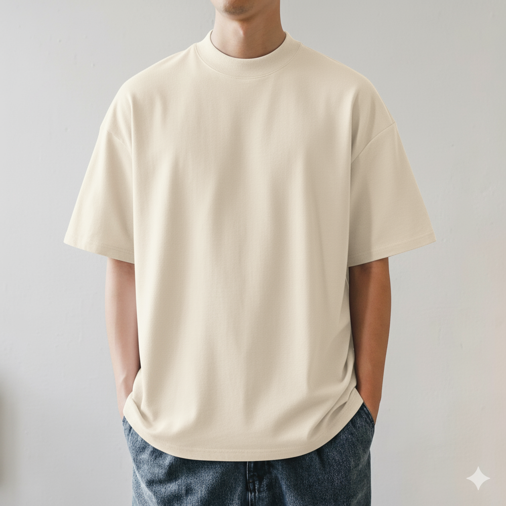 Oversized Heavyweight Tee – Core Colors
